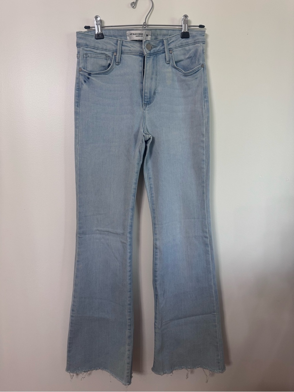 Light Blue Women's High-Rise Flare Jeans